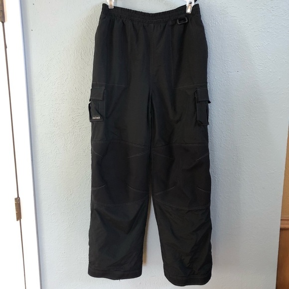 Mambosok black elastic waist boys ski pants large - Picture 1 of 9